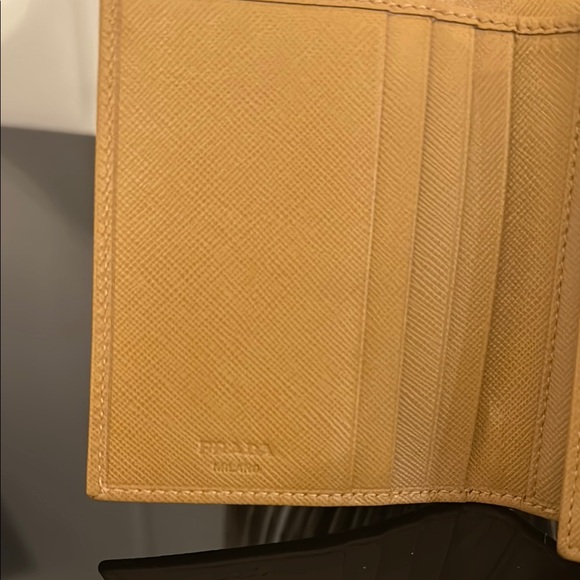 Prada Saffiano Leather Tri-Fold Wallet - Picture 10 of 10